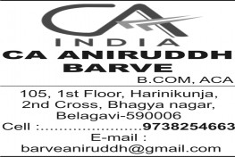 CA ANIRUDDH BARVE